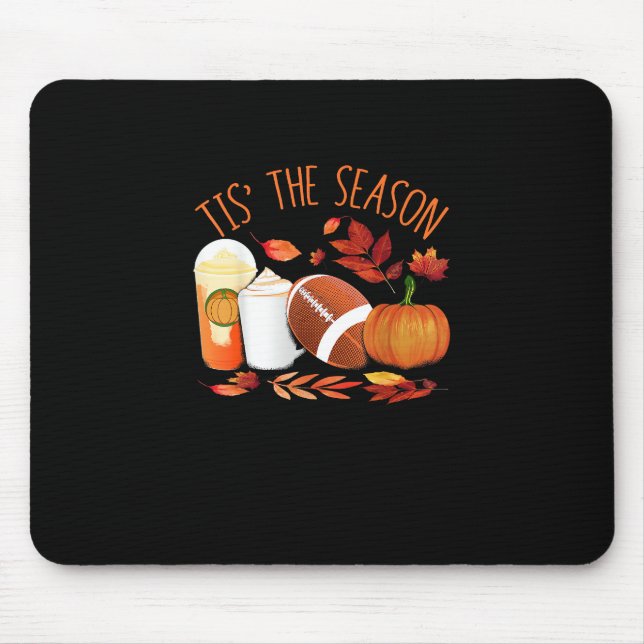 Mousepad Esta É A Época De Futebol Pumpkin - Athle De Ação  (Frente)