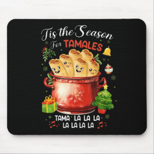 Mousepad Esta É A Época Do Natal Da Comida Mexicana Tamales