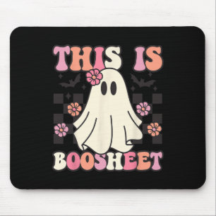 Mousepad Esta É A Folha De Boo Halloween Ghost Costume Retr