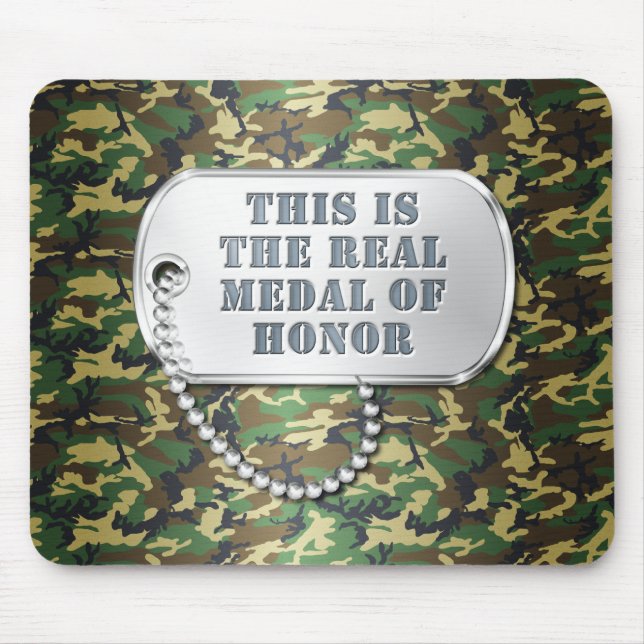 Mousepad Esta é a Medalha de Honra REAL (Frente)