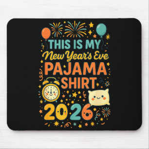 Mousepad Esta é a minha camisola de Ano Novo Engraçado Feli