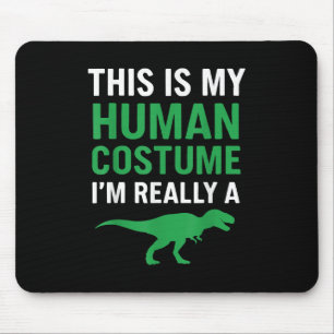 Mousepad Esta É A Minha Figurinha Humana Eu Sou Um T-rex En