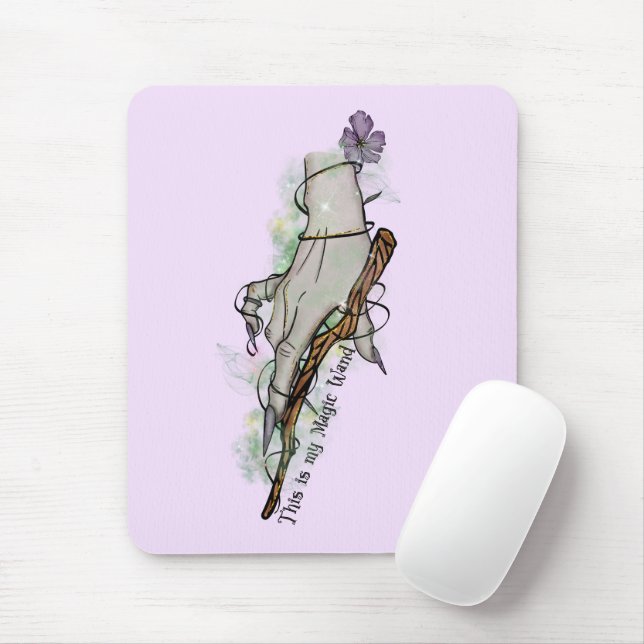 Mousepad Esta É A Minha Varinha Mágica (Com mouse)