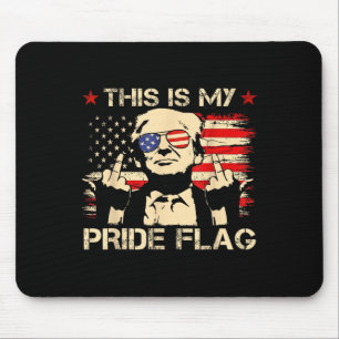 Mousepad Esta É Minha Bandeira Do Orgulho EUA Americana 4 D