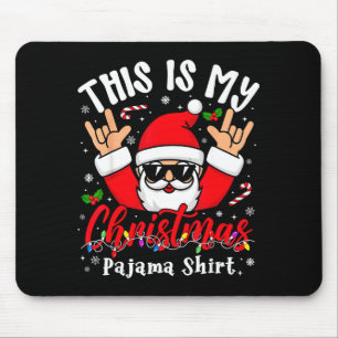 Mousepad Esta é Minha Camisa de Pijama de Natal Sungles Pap