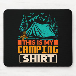 Mousepad Esta é uma camisa de camping engraçada de campista