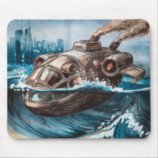 Mousepad Esta é uma nave espacial esperando por um momento 