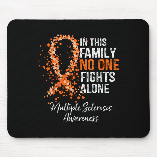 Mousepad Esta Família Ninguém Luta Sozinha Pela Esclerose M (Frente)
