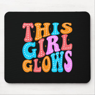 Mousepad Esta Garota brilha por 80 e 90 crianças, mulheres,