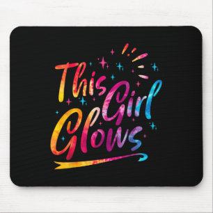 Mousepad Esta Garota brilha por 80 e 90 crianças, mulheres,