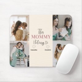 Mousepad "Esta Mamãe Pertence A" Pasta de Fotos Personaliza