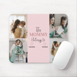 Mousepad "Esta Mamãe Pertence A" Pasta de Fotos Personaliza