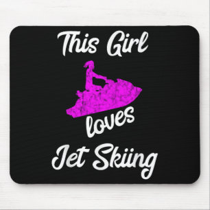 Mousepad Esta Menina Adora Jet Skiing Watercraft Jet Ski Wa