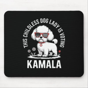 Mousepad Esta Menina De Cachorro Sem Filhos Está Votando Ka