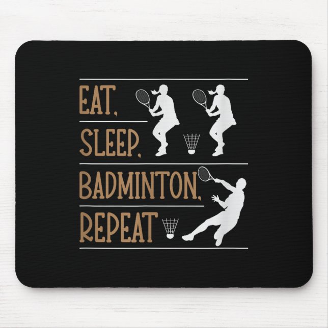 Mousepad Está No Meu Dna Badminton Shuttle Racket Badminton (Frente)