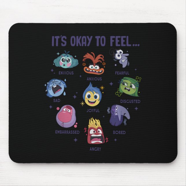 Mousepad Está Tudo Bem Sentir Todos Os Sentimentos (Frente)