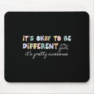 Mousepad Está Tudo Bem Ser Diferente Bonito Autismo Awa