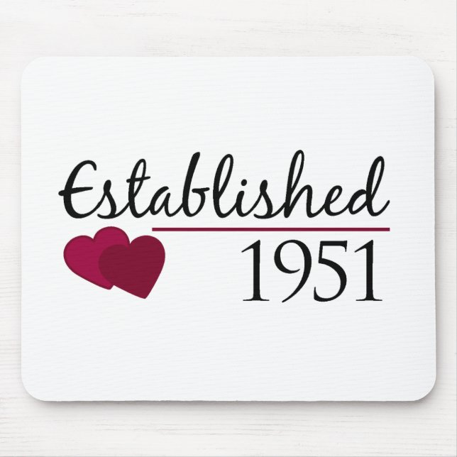 Mousepad Estabelecido 1951 (Frente)