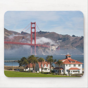 Mousepad Estação da guarda costeira de golden gate bridge