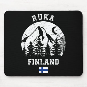 Mousepad Estação de Esqui Ruka Kuusamo Finlândia Rukatuntur