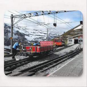 Mousepad Estação de Kleine Scheidegg em Suiça