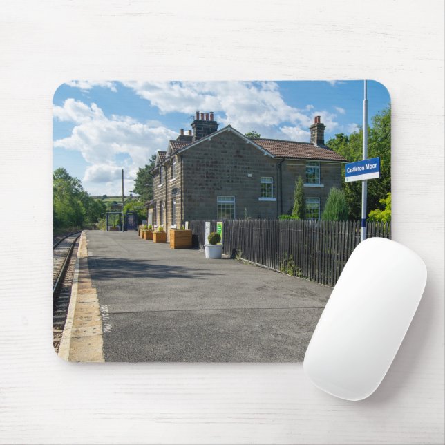 Mousepad Estação Ferroviária de Castleton Moor (Com mouse)