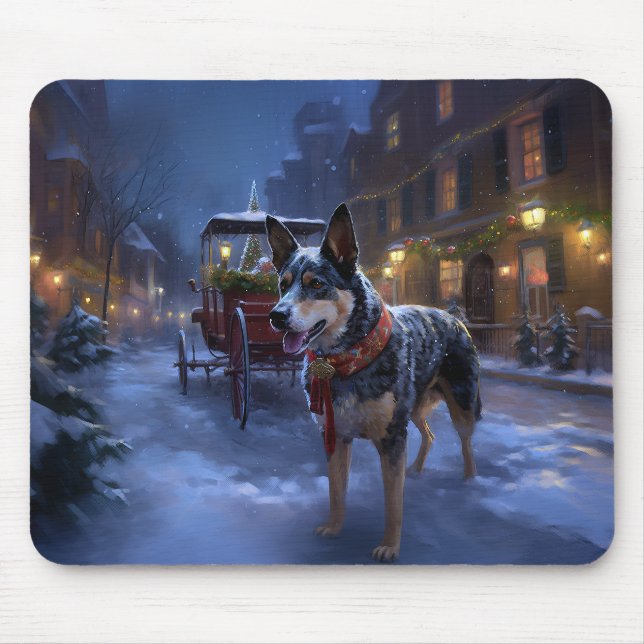 Mousepad Estação Festiva de Natal Australiana (Frente)