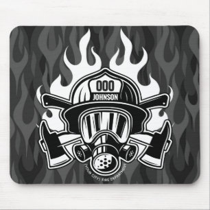 Mousepad Estação Personalizada de Bombeiros de Emergência