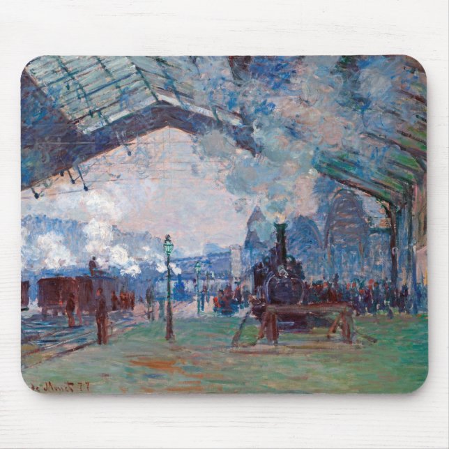 Mousepad Estação Santo-Lazare, Monet (Frente)