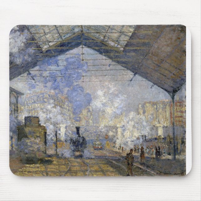 Mousepad Estação Santo-Lazare, Monet (Frente)