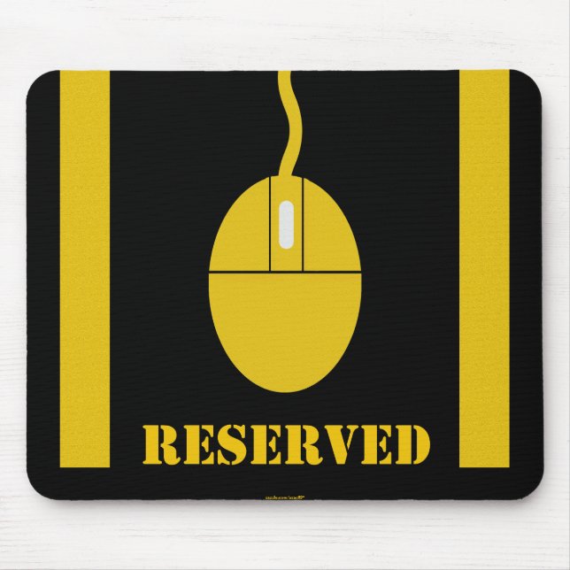Mousepad Estacionamento reservado (Frente)