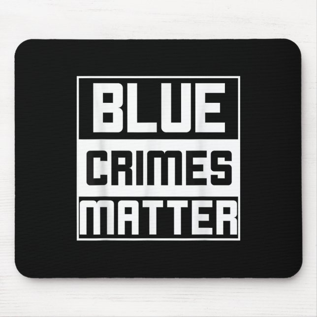 Mousepad Estado Anti-Policial Azul Crimes (Frente)