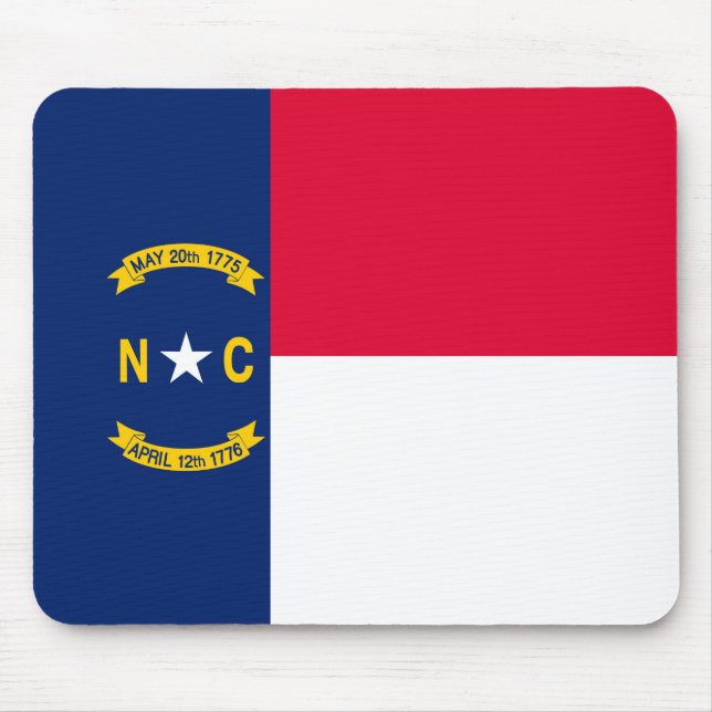 Mousepad Estado da Carolina do Norte Design (Frente)