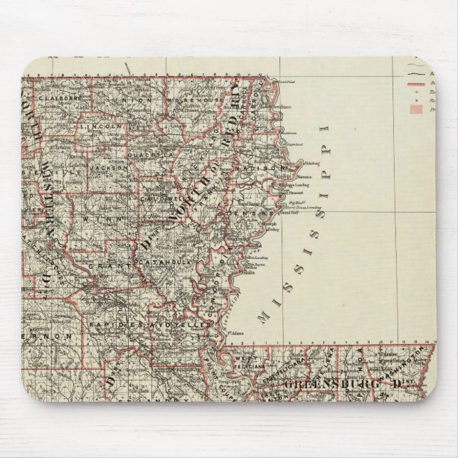 Mousepad Estado da Louisiana (Frente)