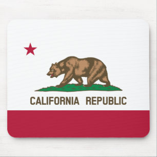 Mousepad Estado da República da Califórnia pavilhão padr