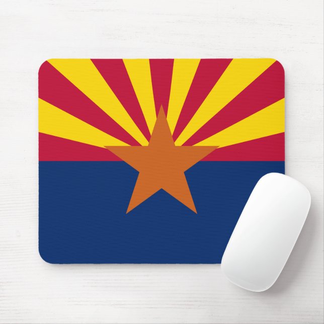 Mousepad Estado de bandeira da Arizona (Com mouse)