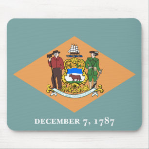 Mousepad Estado de Bandeira de Delaware