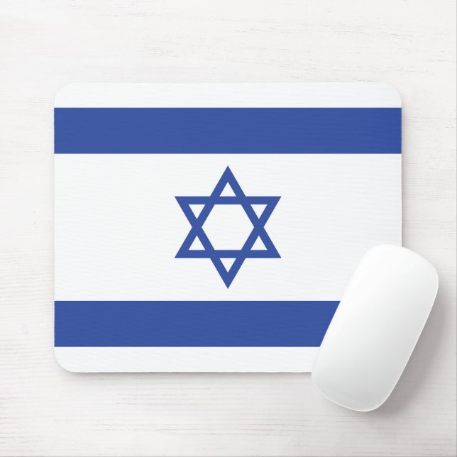 Mousepad Estado de Israel Bandeira, Estrela do Judaísmo Dav (Com mouse)