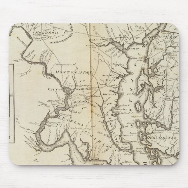 Mousepad Estado de Maryland (Frente)