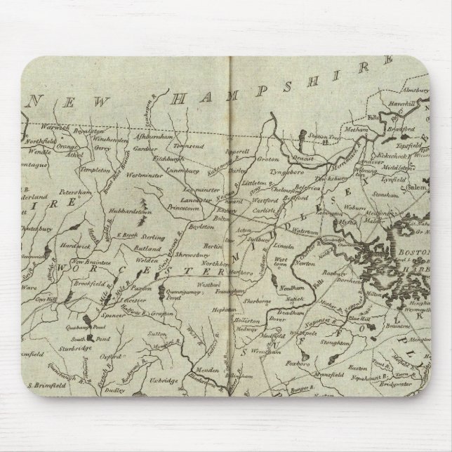 Mousepad Estado de Massachusetts (Frente)