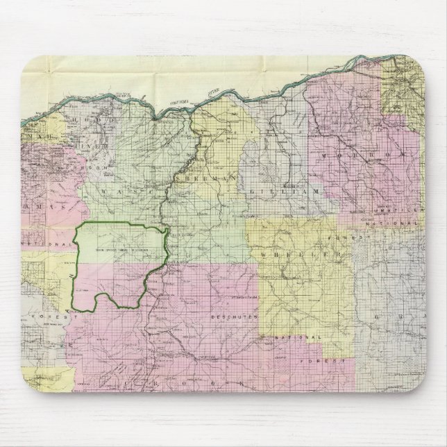 Mousepad Estado de Oregon (Frente)