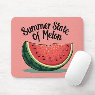 Mousepad Estado de Verão da Arte Retrorística de Melon