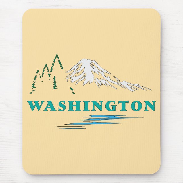 Mousepad Estado de Washington Estados Unidos da América (Frente)
