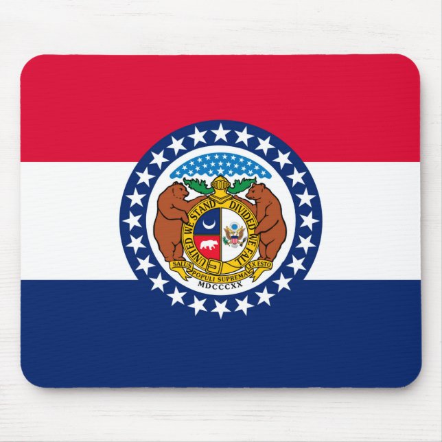Mousepad Estado do Missouri Flag Design (Frente)