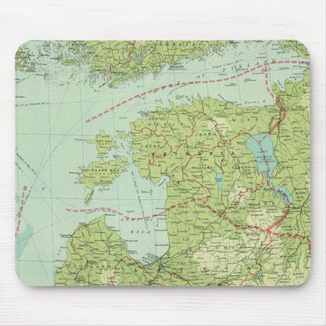 Mousepad Estados Bálticos e Prússia Oriental (Frente)