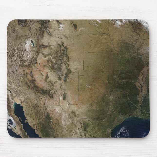 Mousepad Estados Unidos Central e Ocidental (Frente)