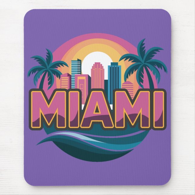 Mousepad Estados Unidos de Miami Florida (Frente)