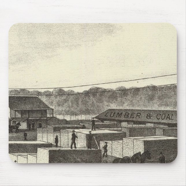 Mousepad Estaleiro, Princeton Lumber & Improvement Co. (Frente)