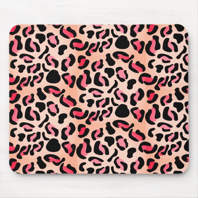 Mousepad Estampa Animal de Padrão de Leopardo Moderno (Frente)