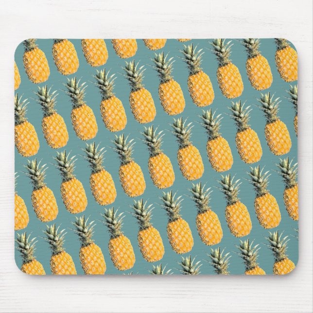 Mousepad estampa tropical de abacaxis (Frente)